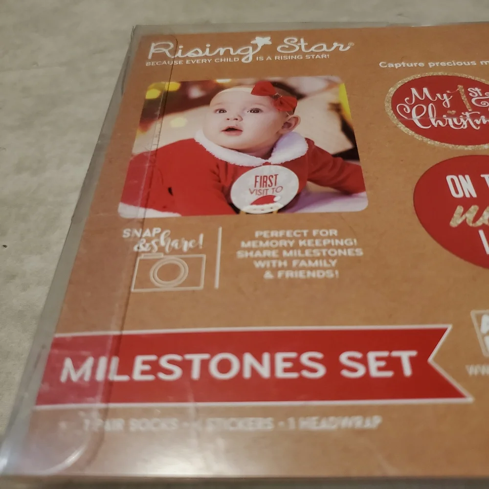 Rising Star Christmas Milestones Set 6 Piece Set